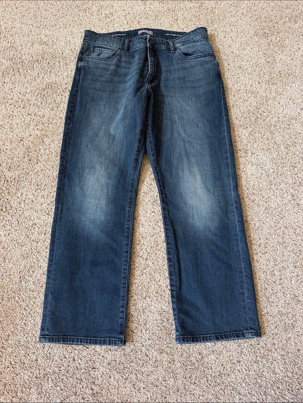 DL1961 Women's Midwash Blue Straight Leg Jeans